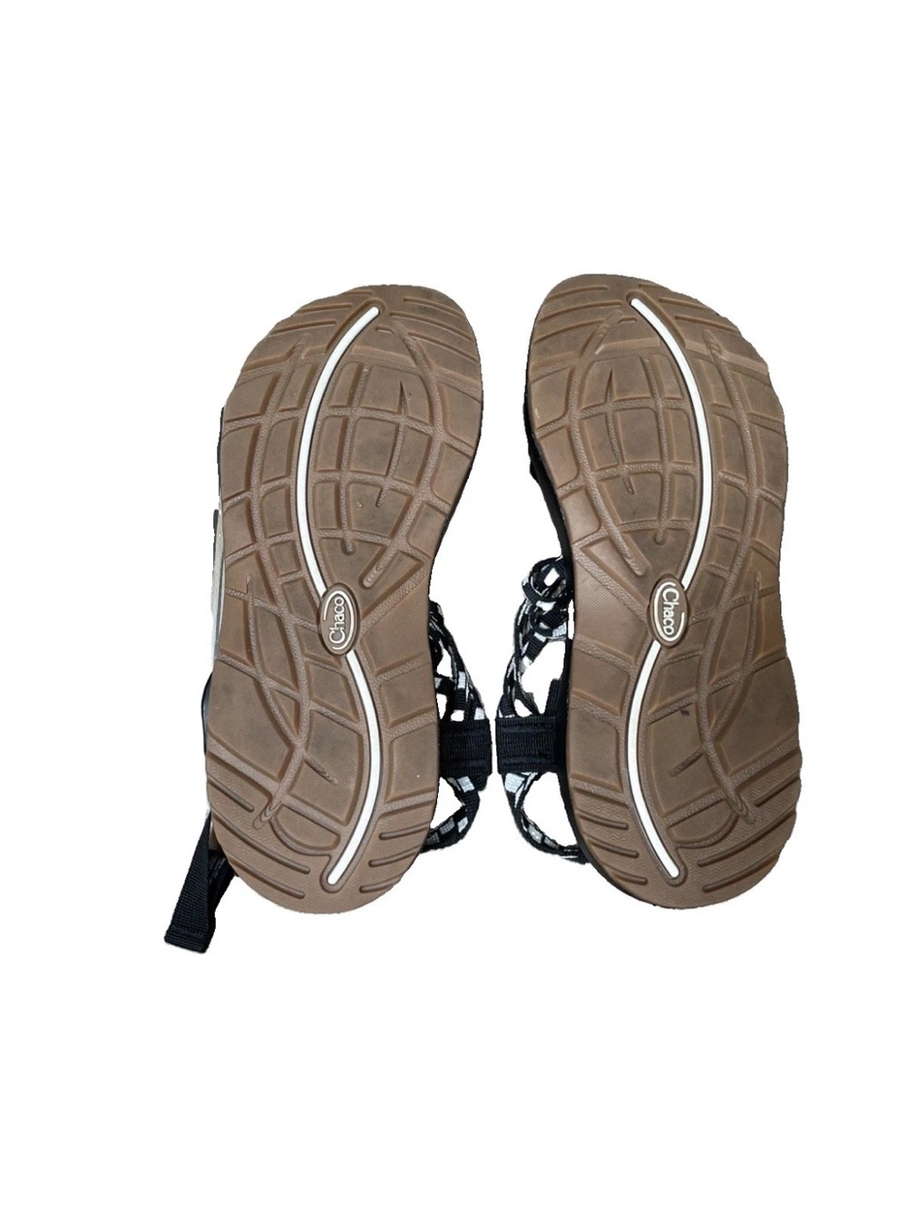 Chaco Z/X2 Sandal Strappy Hiking Black/White Nylon Waterproof Size 9 J107214 - Picture 6 of 7
